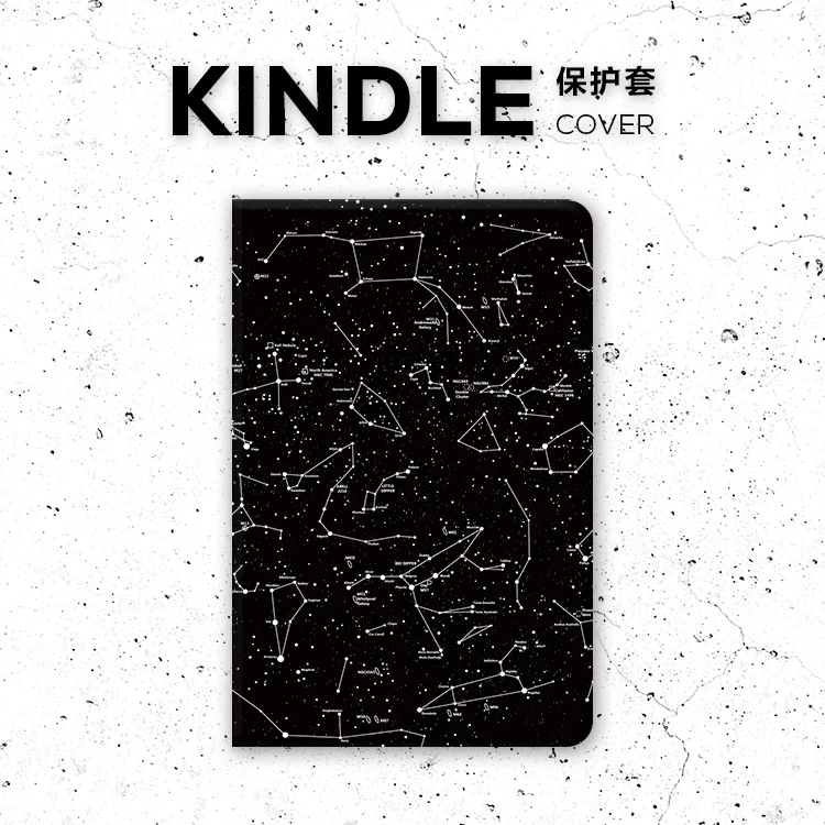 

ultrathin Constellation pattern black protective cover for kindle paperwhite new kindle