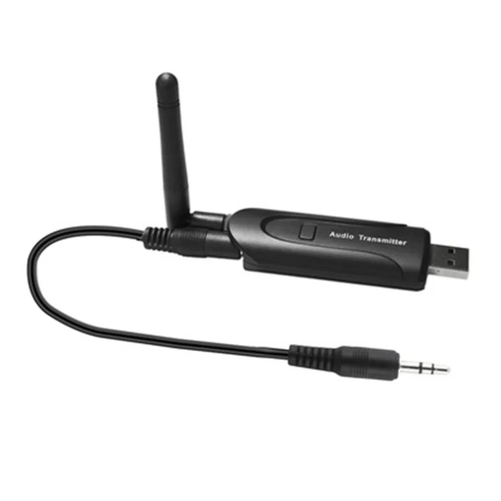 Функциональный USB мм 3,5 мм беспроводной Bluetooth 4,0 стерео музыка аудио передатчик отправителя для портативных ПК ТВ динамик наушники по Bluetooth