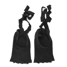 Женские спортивные носки для йоги с 5 пальцами, массажные хлопковые нескользящие носки для пилатеса, Новинка