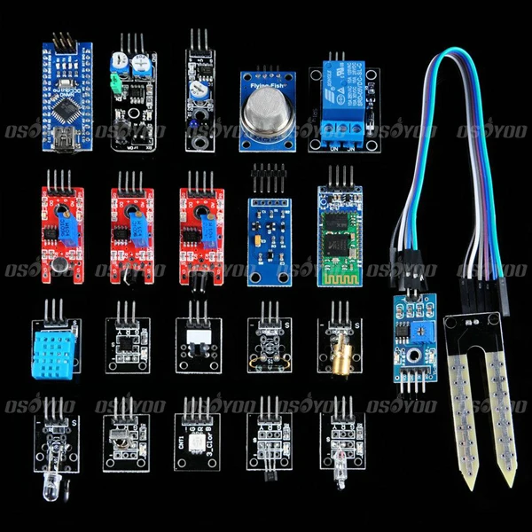 Buy Nano V3.0 Board + Sensor Starter Module Kit For Arduino Starter With Plastic Box Free Shipping & Drop Shipping