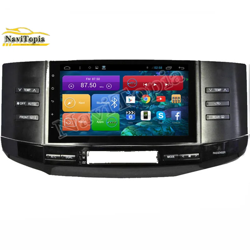 

Ectwodvd 9Inch Quad Core 2G RAM 16G ROM Android 6.0 Car DVD GPS for Toyota Old Reiz Mark x 2005 2006 2007 2008 2009