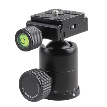 

Aluminum Camera Tripod Ball Head with Quick Release Plate Pro