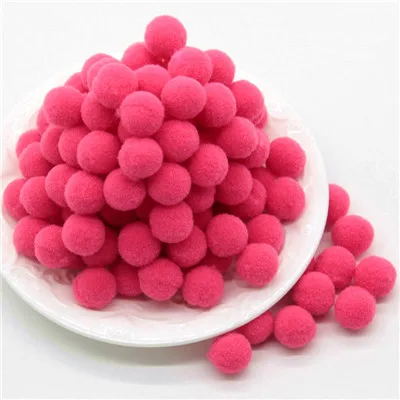 8/10/15/20/25/30mm Mini Fluffy Soft Pom Poms Pompoms Ball Handmade Kids Toys Wedding Christmas Decor DIY Sewing Craft Supplies