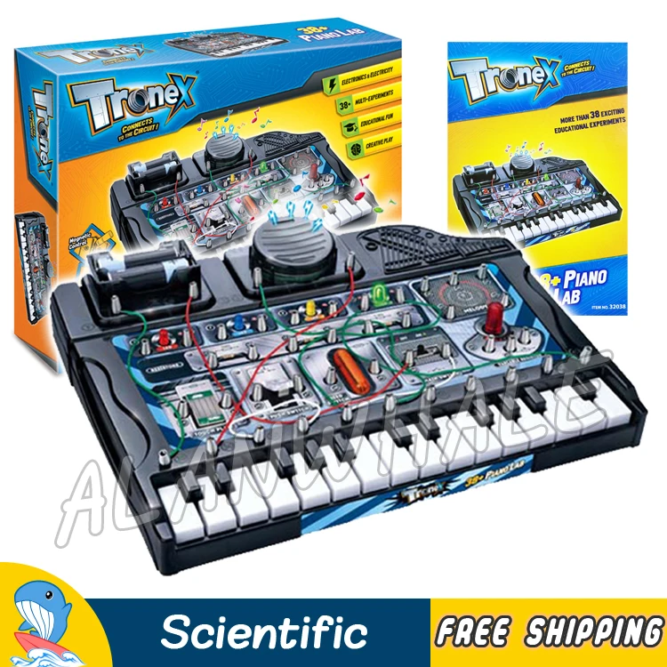 

38 Piano Lab Scientific Set Brain Physics Science Kits Experiment Electronics Discovery Toys Building DIY Educational