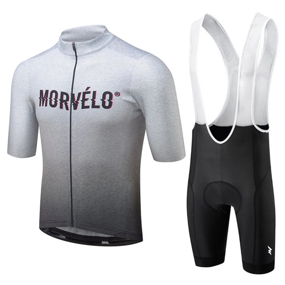 Командная одежда Morvelo для велоспорта, 3d-гелевые накладки, нагрудник, шорты для велоспорта, набор из Джерси, быстросохнущие Мужские дышащие шорты pro Maillot Culotte - Цвет: No.8