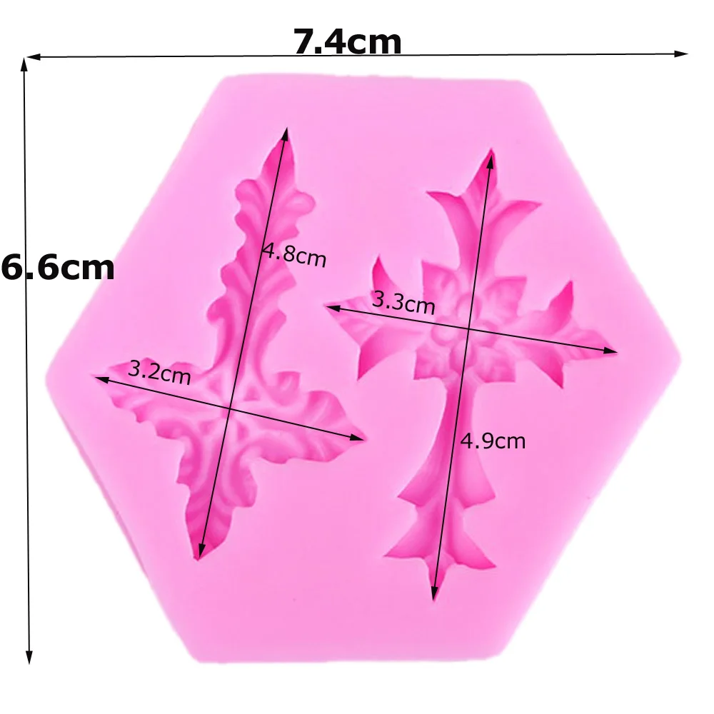 10 шт./компл. M225 ретро крест милосердия силиконовые формы кекс Помады Украшения Торта Инструменты конфеты глины шоколадный Gumpaste формы
