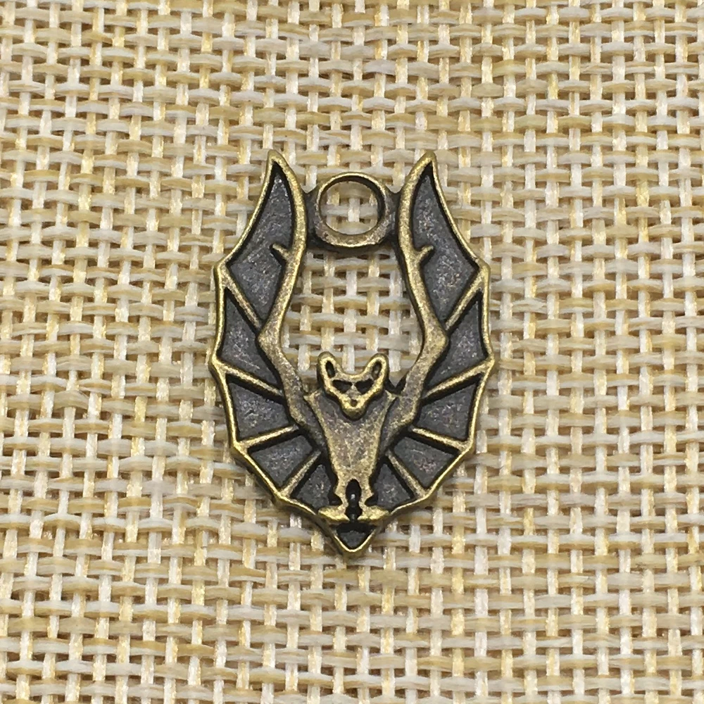 

20Pcs Bat Charms Antique Bronze Color DIY Jewelry Making Handmade Crafts