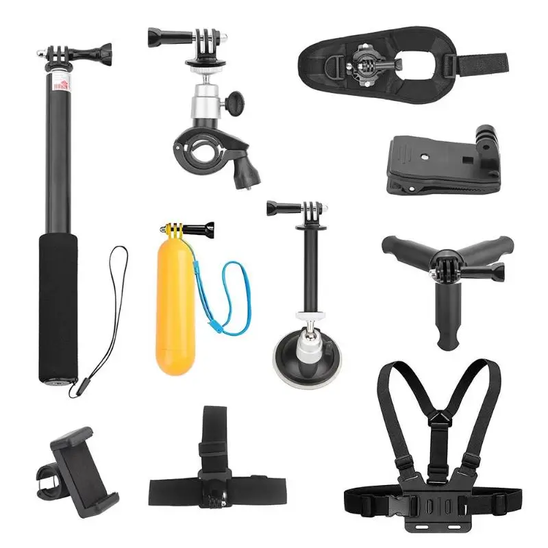 10 шт. селфи Палка Набор штатив держатель для велосипеда комплект DJI OSMO экшн