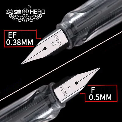 6x перьевая ручка Nibs+ 6x чернильные картриджи для HERO 359/359A ручка аксессуар
