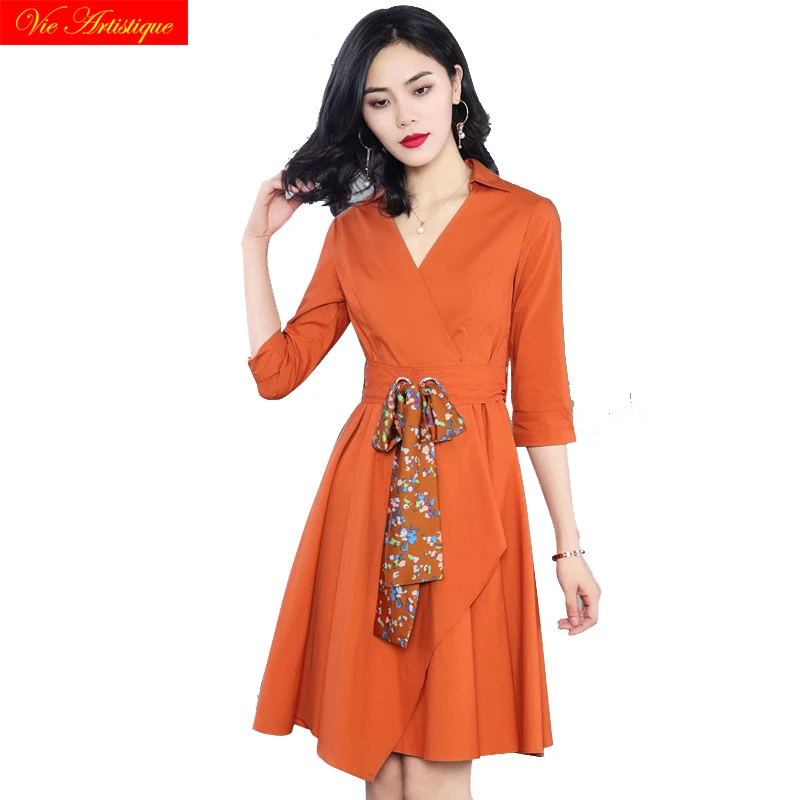 caramel cotton coffee dress beach women bohemian dresses knee length