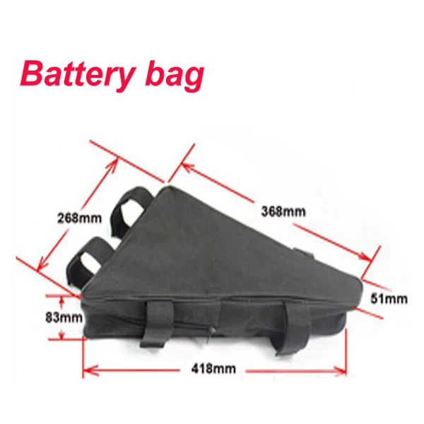 Flash Deal Triangle style ebike 72v battery electric bike battery 72V 25Ah,for bafang/8fun  3500W motor with PVC Case 11