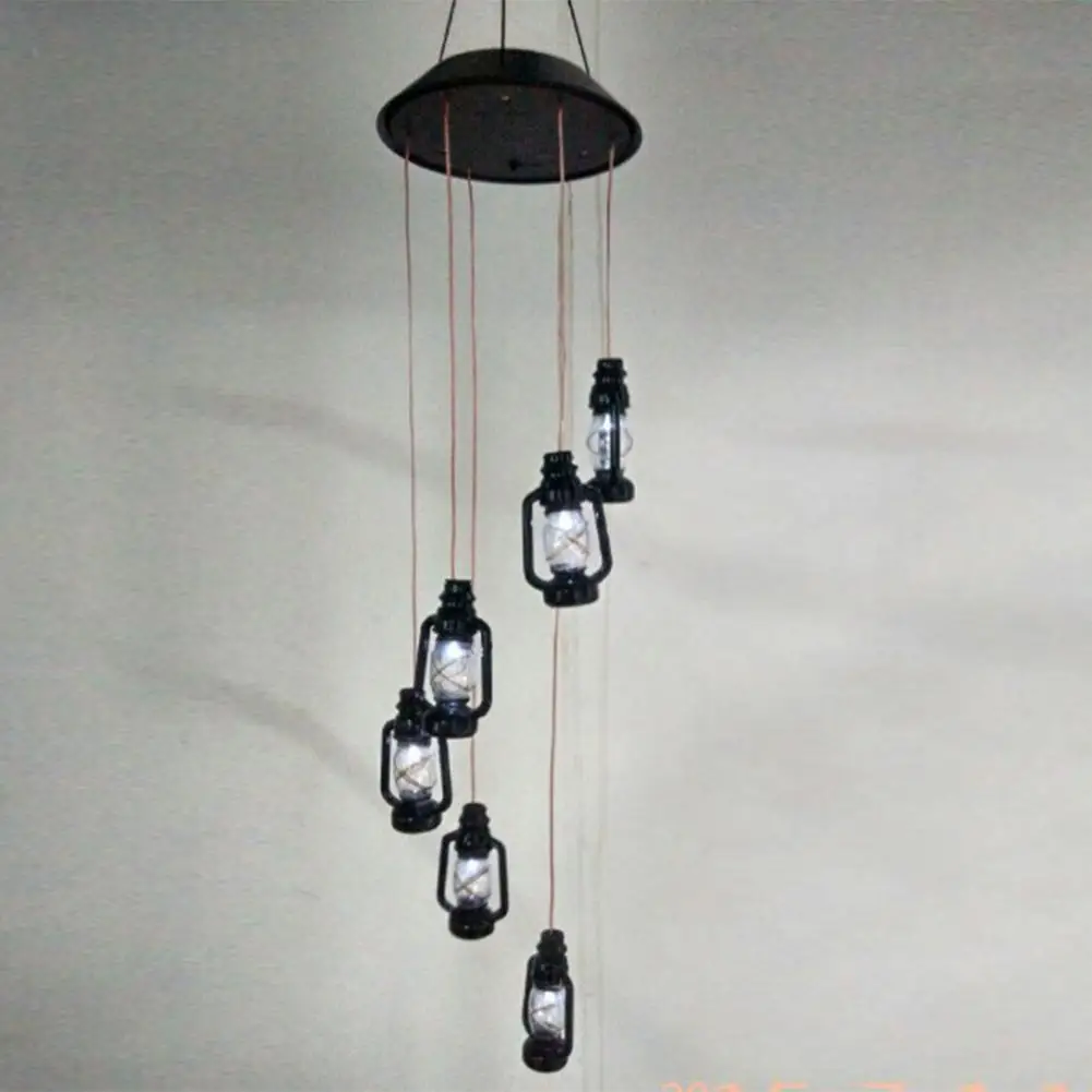 

HobbyLane Solar Powered Color Changing Wireless Wind Chimes LED Light Outdoor Garden Balcony Lawn Christmas Tree Decoration