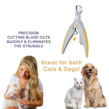 

Professional Clipper for dogs Dog Nail Trimmer Pet Cat Claw Grinder With LED Light & 5X Magnifier Safety Clippers pet grooming