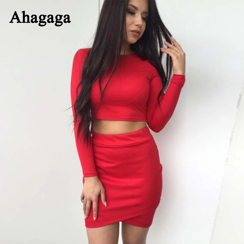 Ahagaga 2019 الربيع الصيف رياضية النساء الدعاوى مجموعات الأزياء الصلبة النساء زي 2 قطعة (تي شيرت + التنانير) دعوى مجموعة الإناث Ahagaga 2019 الربيع الصيف رياضية النساء الدعاوى مجموعات الأزياء الصلبة النساء زي 2 قطعة (تي شيرت + التنانير) دعوى مجموعة الإناث
