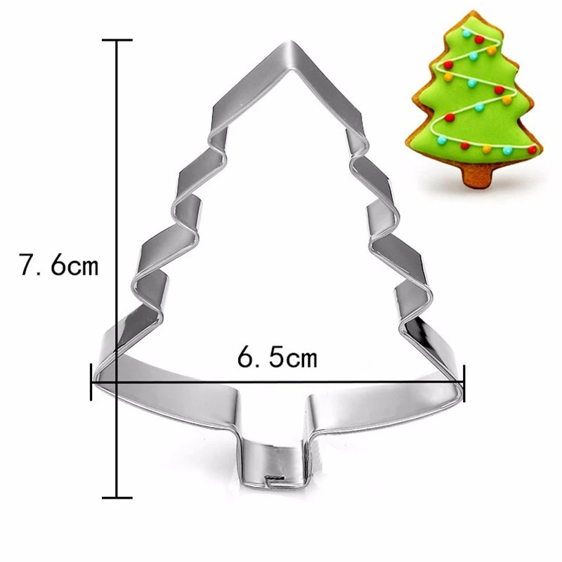 1 шт. форма рождественской елки формочка для печенья Buscuit форма для торта металлические кухонные инструменты для выпечки DIY овощи; рис. Форма для выпечки