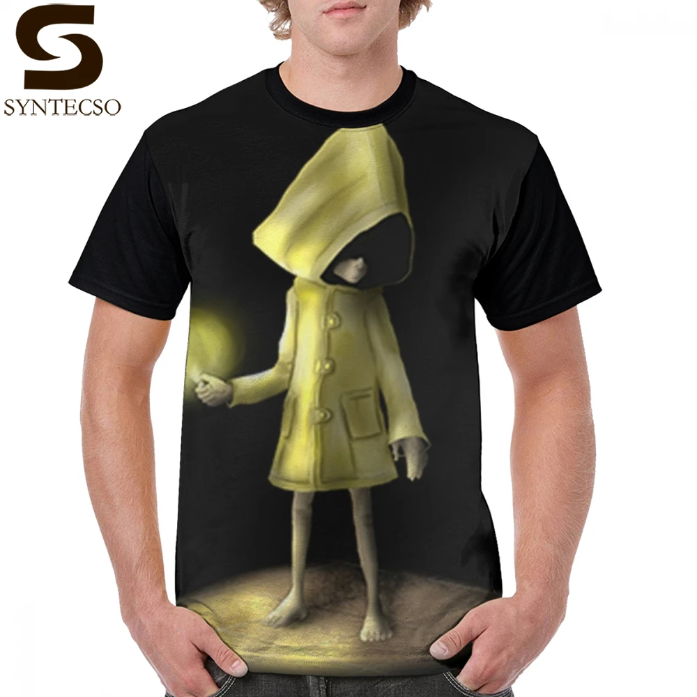 Little Nightmares Футболка маленькая футболка Nightmare весело Большие размеры Графический