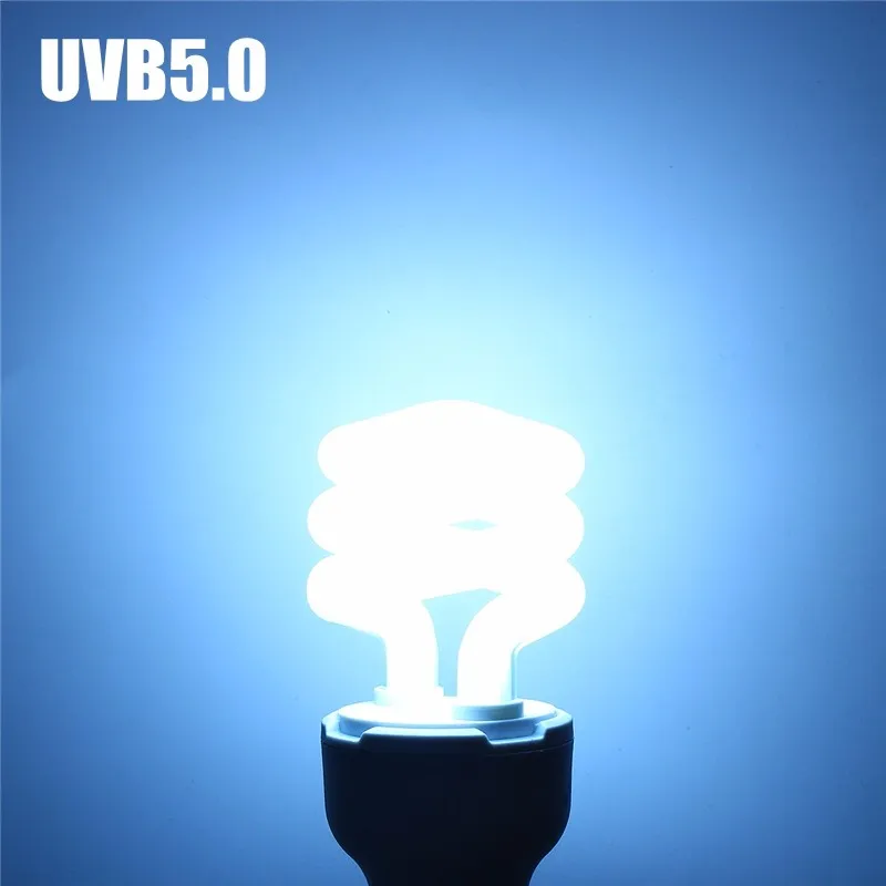 Лучшая цена UVB5.0/UVB10.0 13 Вт E27 компактный УФ светильник флуоресцентный пустынный Террариум лампа для рептилий ультрафиолетовая лампа 110-240 В