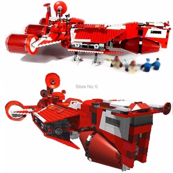 

963pcs star war series republic cruiser building blocks 4 figures 7665 Bricks Toy