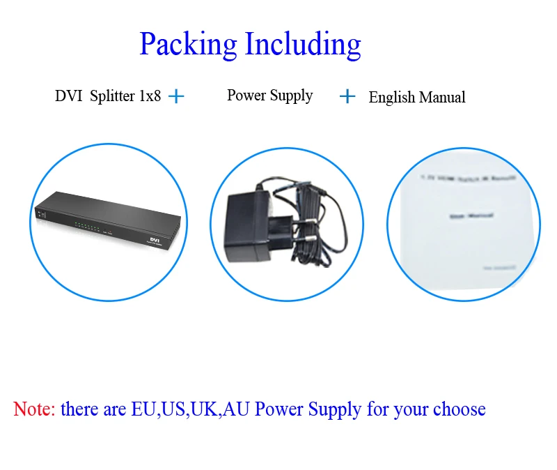 DVI SPLITTER 1X8 (15)