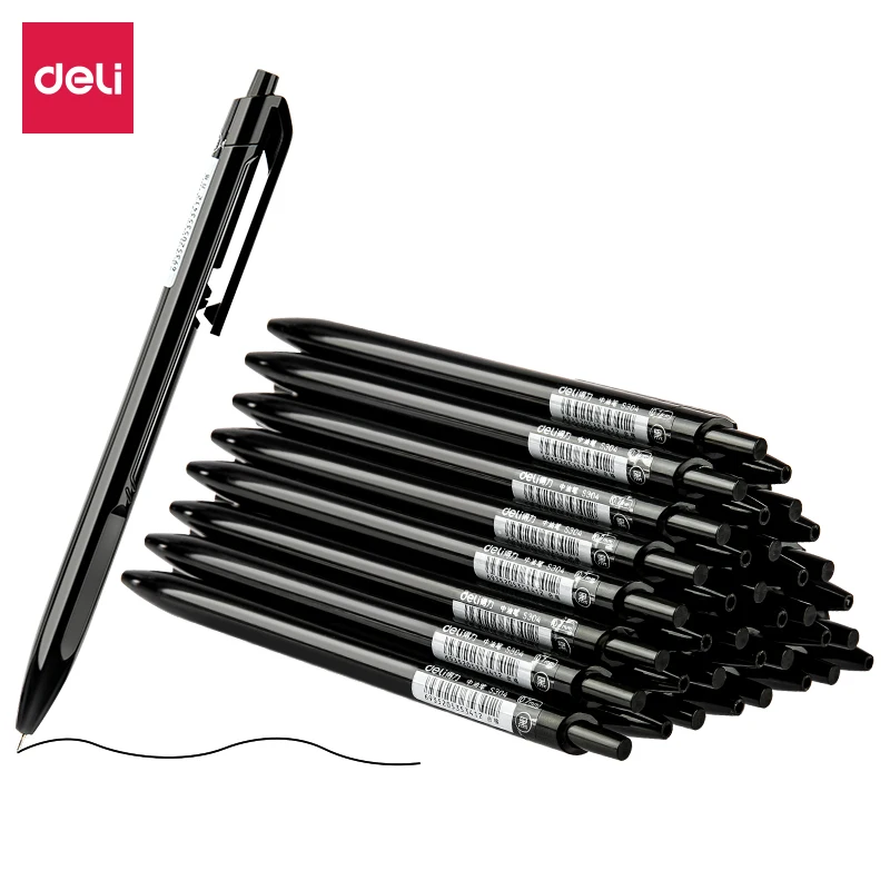 

Ballpoint Pen plasic office writing pens 0.7mm black blue ink Oil pen 6pcs/lot
