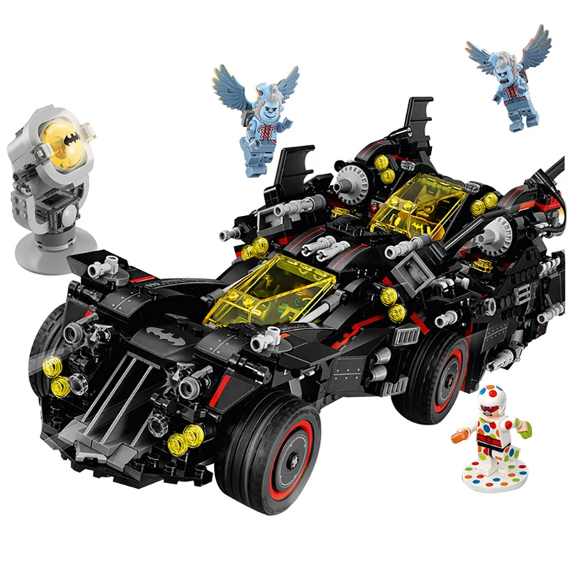 

Lepin 07077 1496Pcs Genuine Batman Movie Serie legoing Ultimate Batmobile Educational Building Blocks Bricks Toys Model 70917