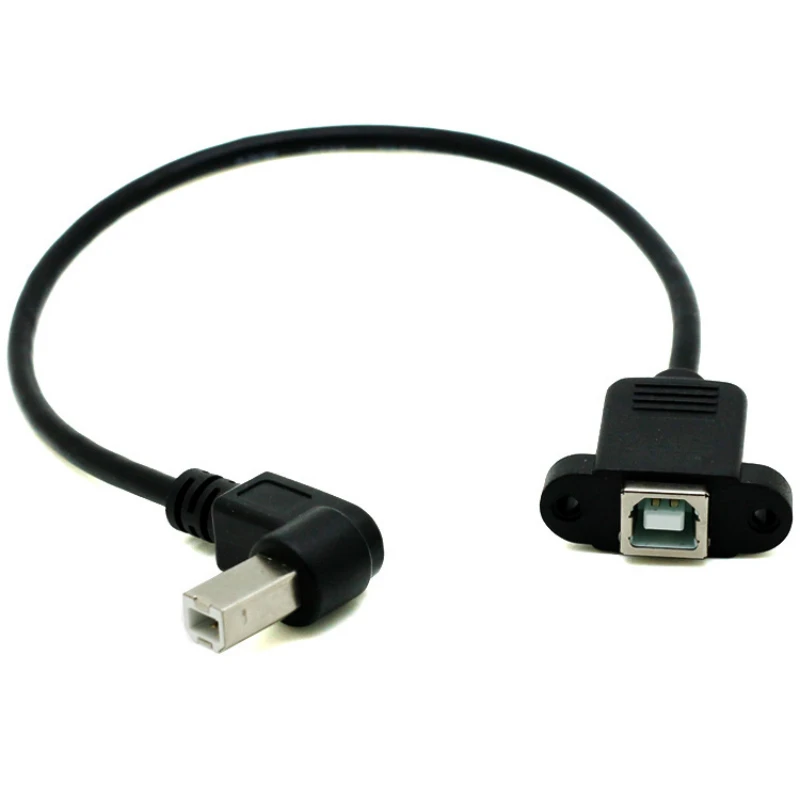Elistooop USB B штырь-гнездо раздвижной шнур для сканера принтера Удлинительный кабель