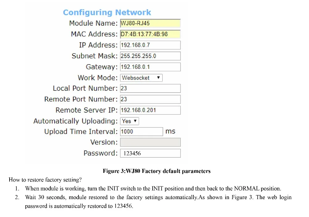 Wayjun WJ80 8-CH 4-20mA to Modbus TCP сети регистрирующий Модуль ток/напряжение дистанционного IO сигнал преобразователя с DI DO