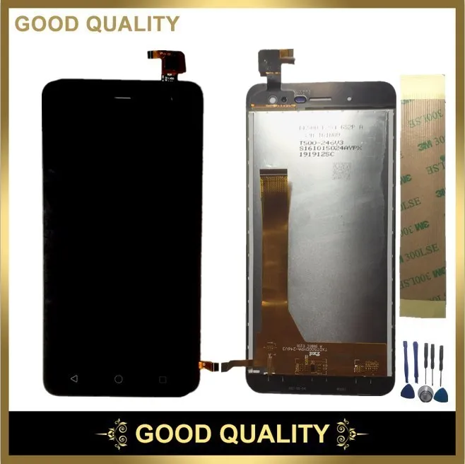 1PC/Lot High Quality For BQ 5057 BQS-5057 BQS lcd Display And Touch Screen Replacement Part With Tools Black Color | Мобильные