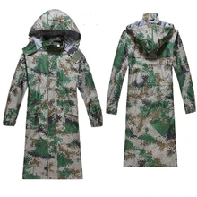Рабочие Комбинезоны Водонепроницаемый с капюшоном Плащи-комбинезоны с камуфляжным принтом Пылезащитная Краски спрей одежда капюшон защитная Рабочая одежда