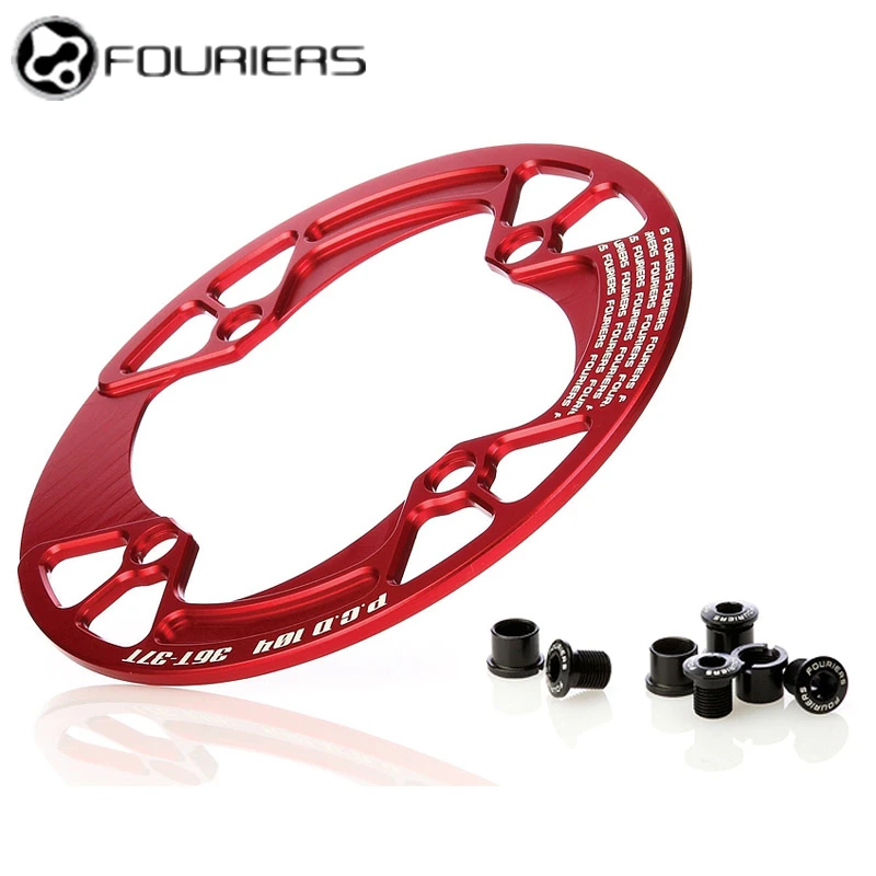 Top Fouriers MTB Guard Protect 30-40T PCD104mm Bike Crankset Full CNC Protection plate Bicycle Tooth Disk Bicycle Protection plate 0