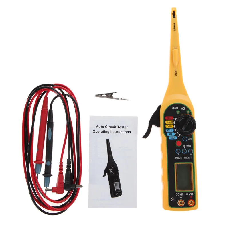 Đa chức năng Ô Tô Circuit Tester Multimeter Lamp Sửa Chữa Xe Điện Vạn Năng Chiếu Sáng Tự Động Công Cụ Sửa Chữa