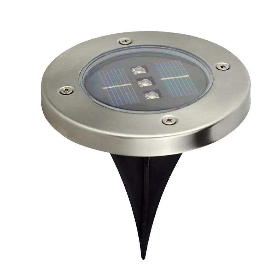Buy Waterproof Solar Powered 3 LED Lighting Buried