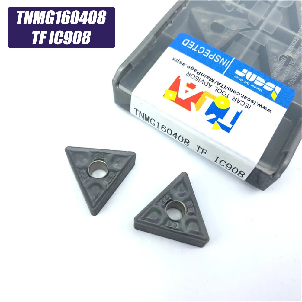 

20PCS TNMG160408 TF IC908 External Turning Tools Carbide insert TNMG 160404 Lathe cutter Tool Tokarnyy turning insert