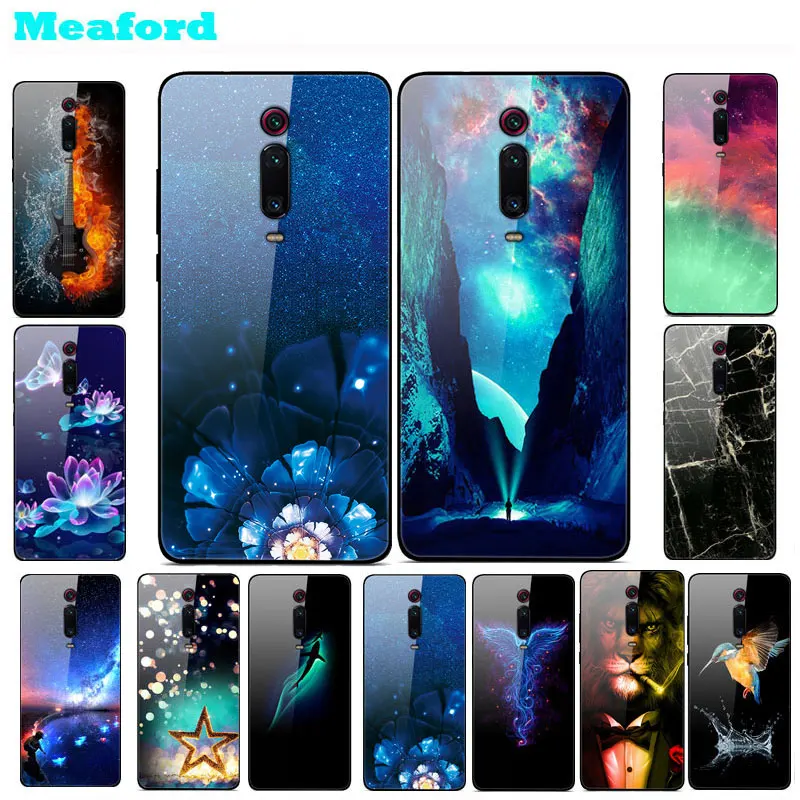 Чехол из закаленного стекла для Xiaomi Mi 9T Pro жесткий цветной чехол ПК 9 Lite Redmi Mi9T T