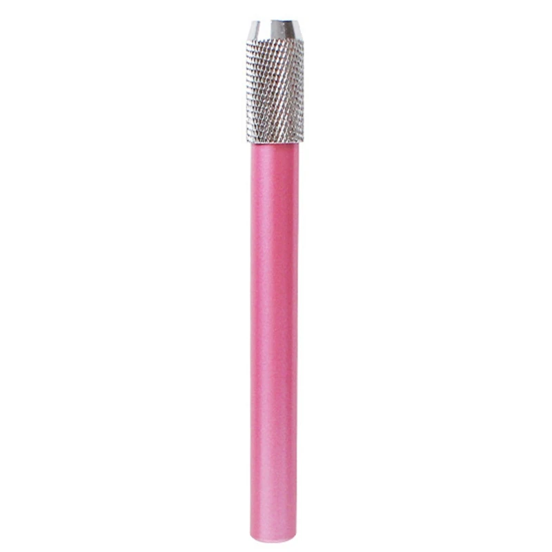 1 шт., металлический удлиненный держатель для карандашей, многоцветные, для художественного эскиза, удлиняющий карандаш, для школы, офиса - Цвет: PK