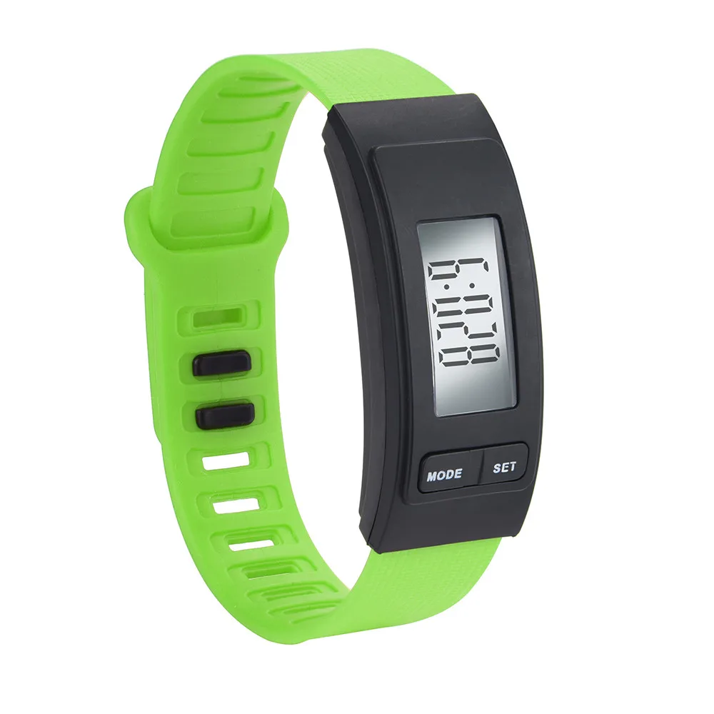 Спортивные часы для бега, мужские и женские часы унисекс, браслет, шагомер, счетчик калорий, цифровой ЖК-дисплей, для пеших прогулок, A70