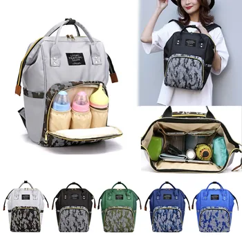 

Fashion Camouflage Maternity Backpacks Mummy Nappy Organizer Bags Large Capacity Mummy Travel Shopping Nursing Baby Diaper Bag