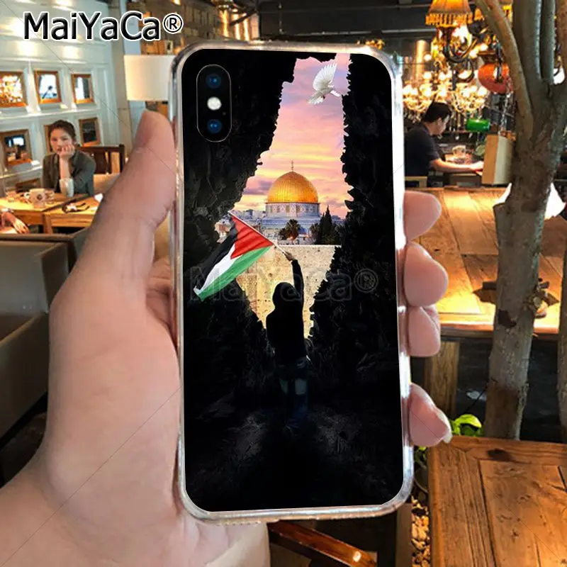 MaiYaCa Palestine Broadsword бесплатный дизайн Топ детальный популярный чехол для iPhone X XS MAX 5 6SPLUS 7 8plus чехол Coque funda - Цвет: 4