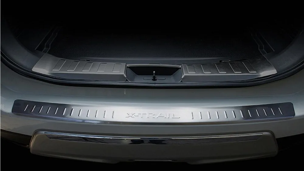 Rogue Steel Rear Bumper Protector Sill Trunk Guard Cover Trim For