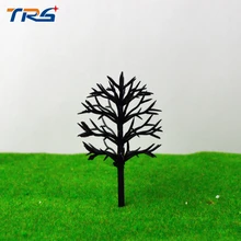 2018new Teraysun 4 cm-12 cm modelo de fazer arquitetura cada tamanho ho, n, g escala modelo de layout de trem em miniatura de plástico árvore modelo braço