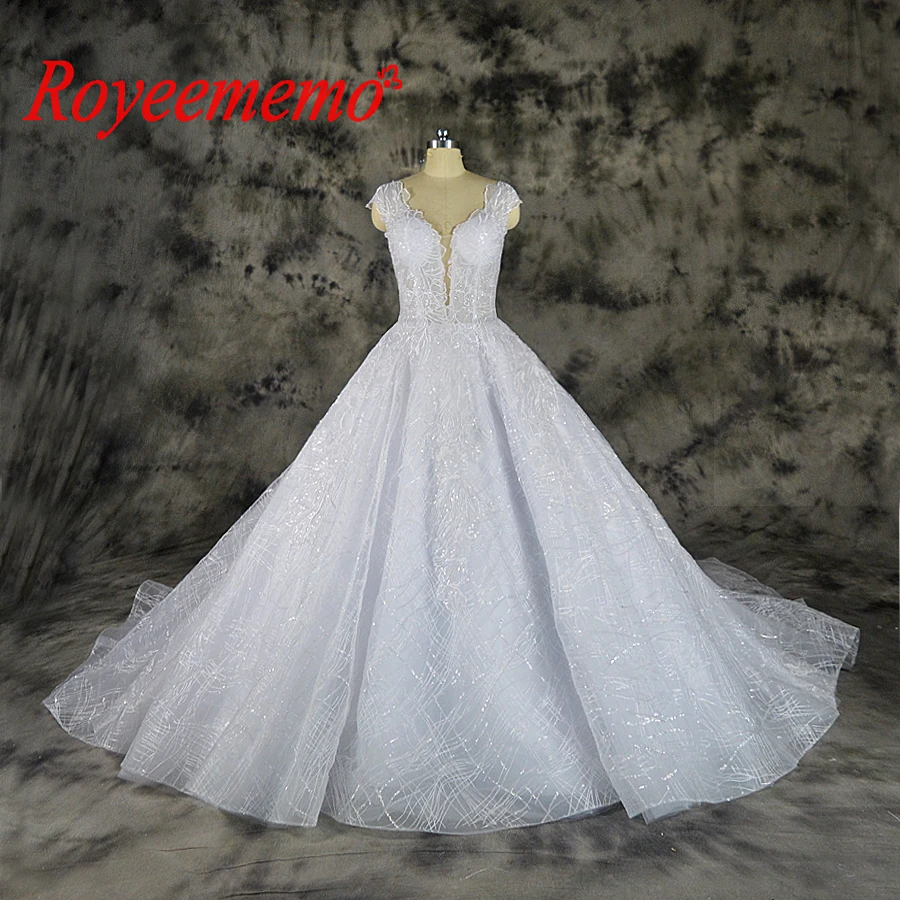 Блестящее кружевное свадебное платье Vestido de Noiva специальный кружевной свадебный