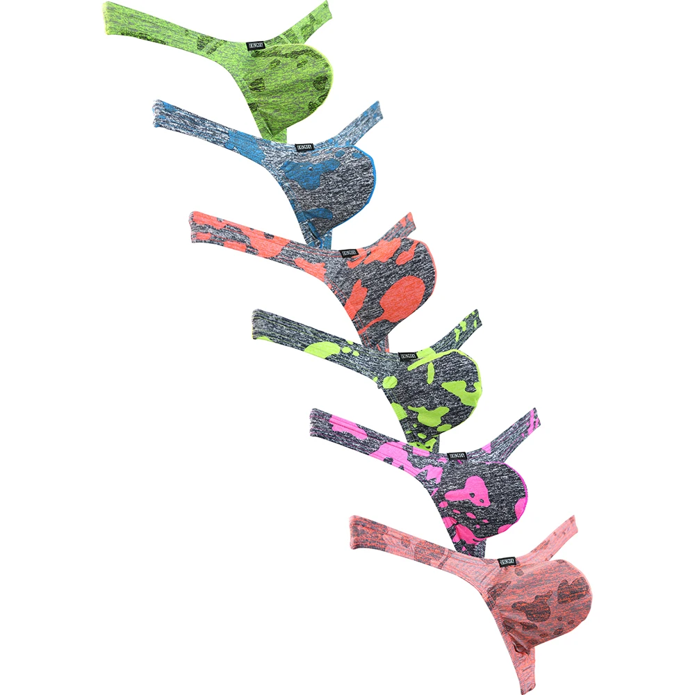 

iKingsky Men's Camouflage Thong Underwear Big Pouch T-Back Under Panties Enhance Underwear