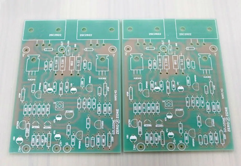 one pair Clone NAIM NAP140 Amplifier bare PCB 70W *2 Power Amp Module