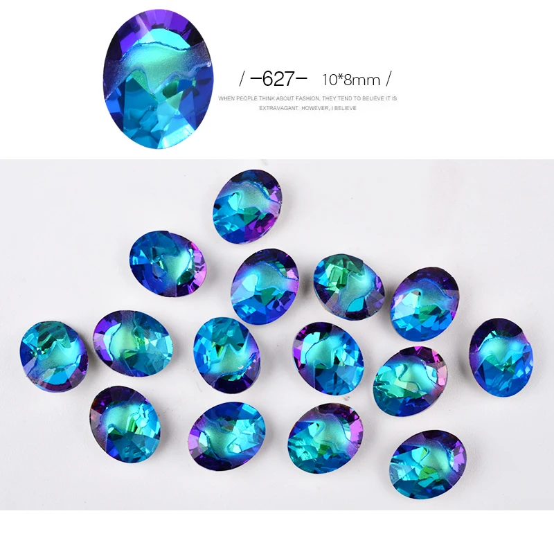 10-St-cke-Flamme-Rock-Chameleon-Kristall-Nagel-Strass-DIY-Oval-Sharp-Charme-3d-Nagel-Schmuck (5)
