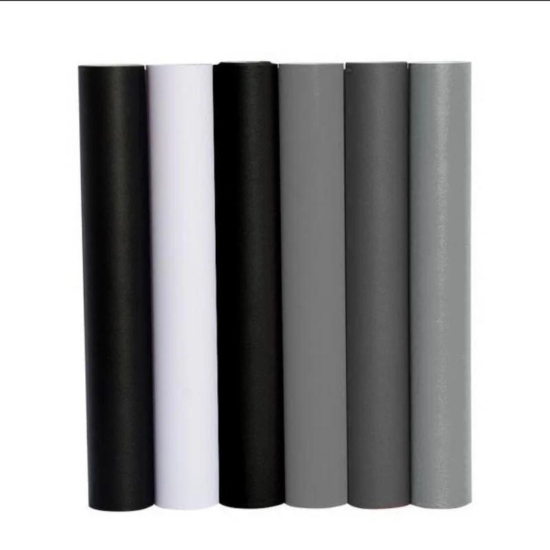 Self-adhesive PVC Wallpaper Rolls Modern DIY Waterproof Vinyl Wallpapers for Kitchen Furniture Stickers Home Decor Wallcovering