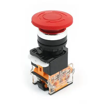 Самоблокирующаяся красная Грибовидная Кнопка 400V 10A LA38/203|switch switch|switch 10aswitch types |