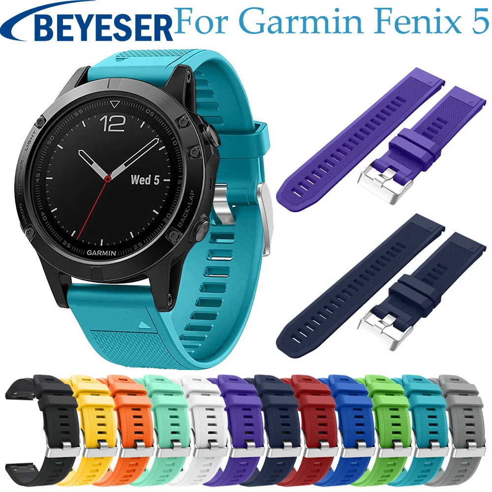 

22mm Watch Band For Garmin Fenix 5 Easyfit Wrist Strap Replacement Wristband Bracelet for Garmin forerunner 935 Sport WatchBands