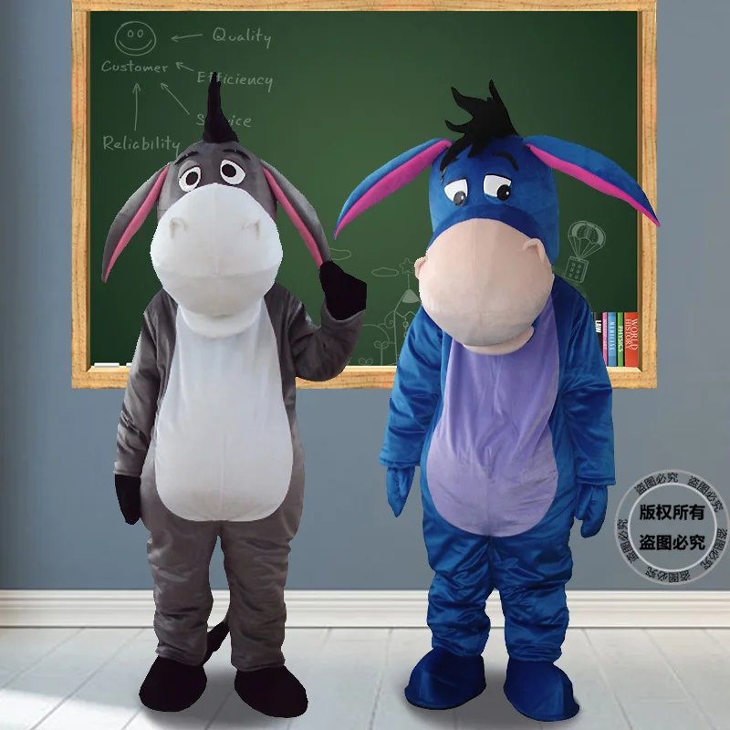 

Donkey Mascot Costume Suits Cosplay Party Game Dress Outfits Clothing Advertising Carnival Halloween Easter Festival Adults