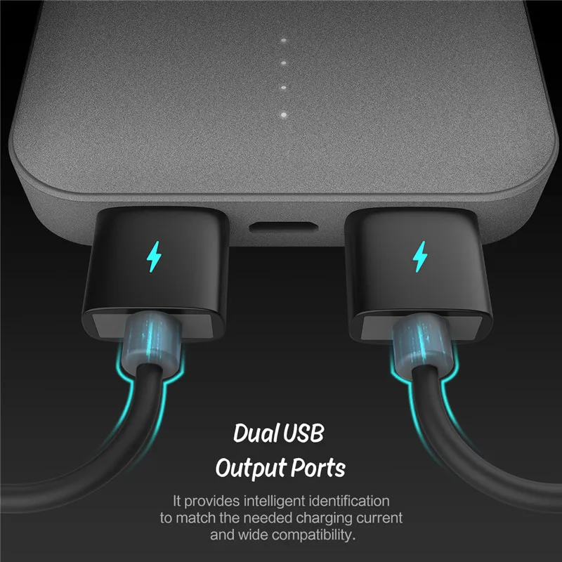 Najtaniej ROCK Mini 10000 mAh Power Bank przenośny ultra cienki polimerowy akumulator Powerbank dla iPhone SamSung Xiaomi Huawei i więcej