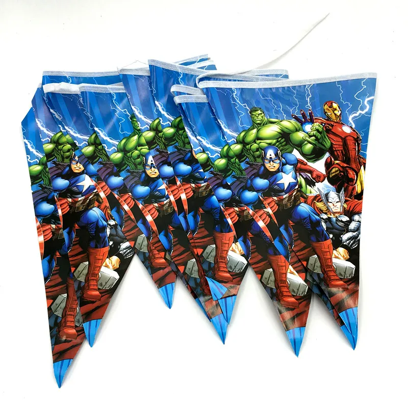 

1PCS AVENGERS BANNER KIDS BIRTHDAY PARTY SUPPLIES BIRTHDAY AVENGERS THEME BANNERS BABY SHOWER BANNER AVENGERS PARTY FAVORS